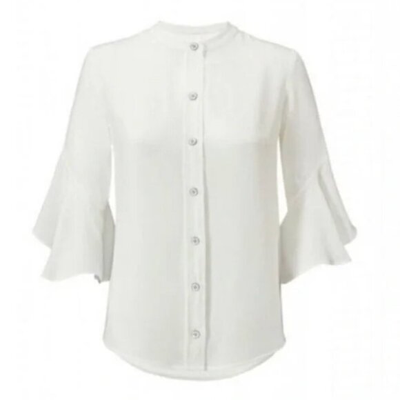 White Cabi button front blouse - Picture 1 of 8